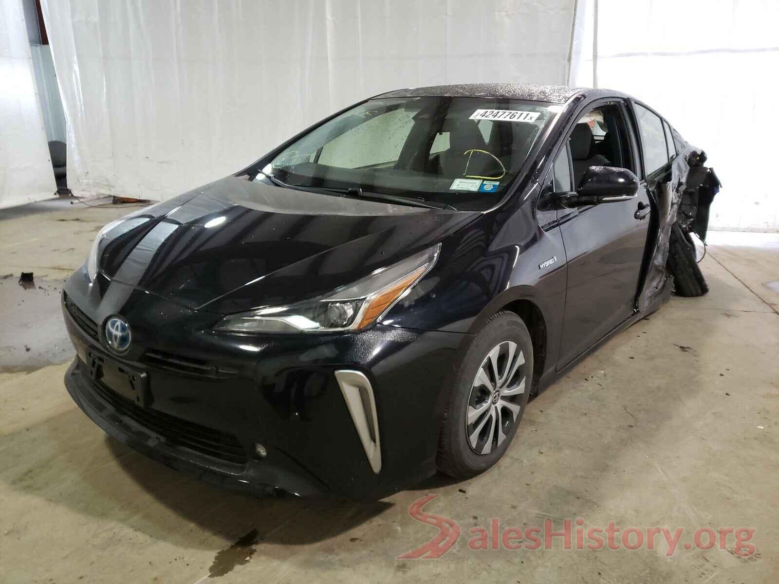 JTDL9RFUXK3007900 2019 TOYOTA PRIUS