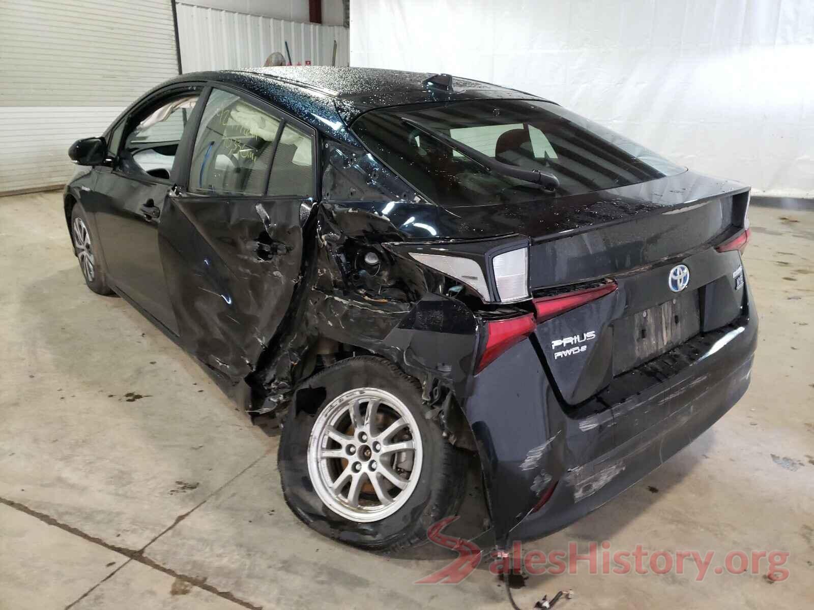 JTDL9RFUXK3007900 2019 TOYOTA PRIUS