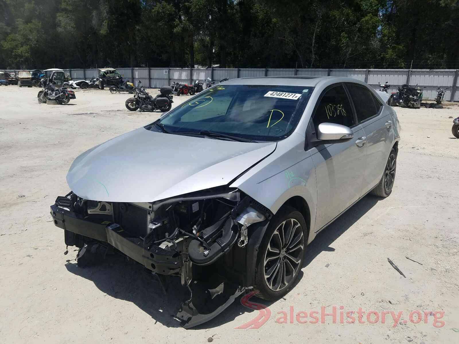 5YFBURHE8GP566036 2016 TOYOTA COROLLA