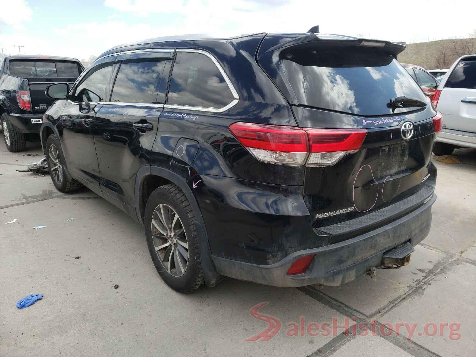 5TDJZRFH0JS538482 2018 TOYOTA HIGHLANDER