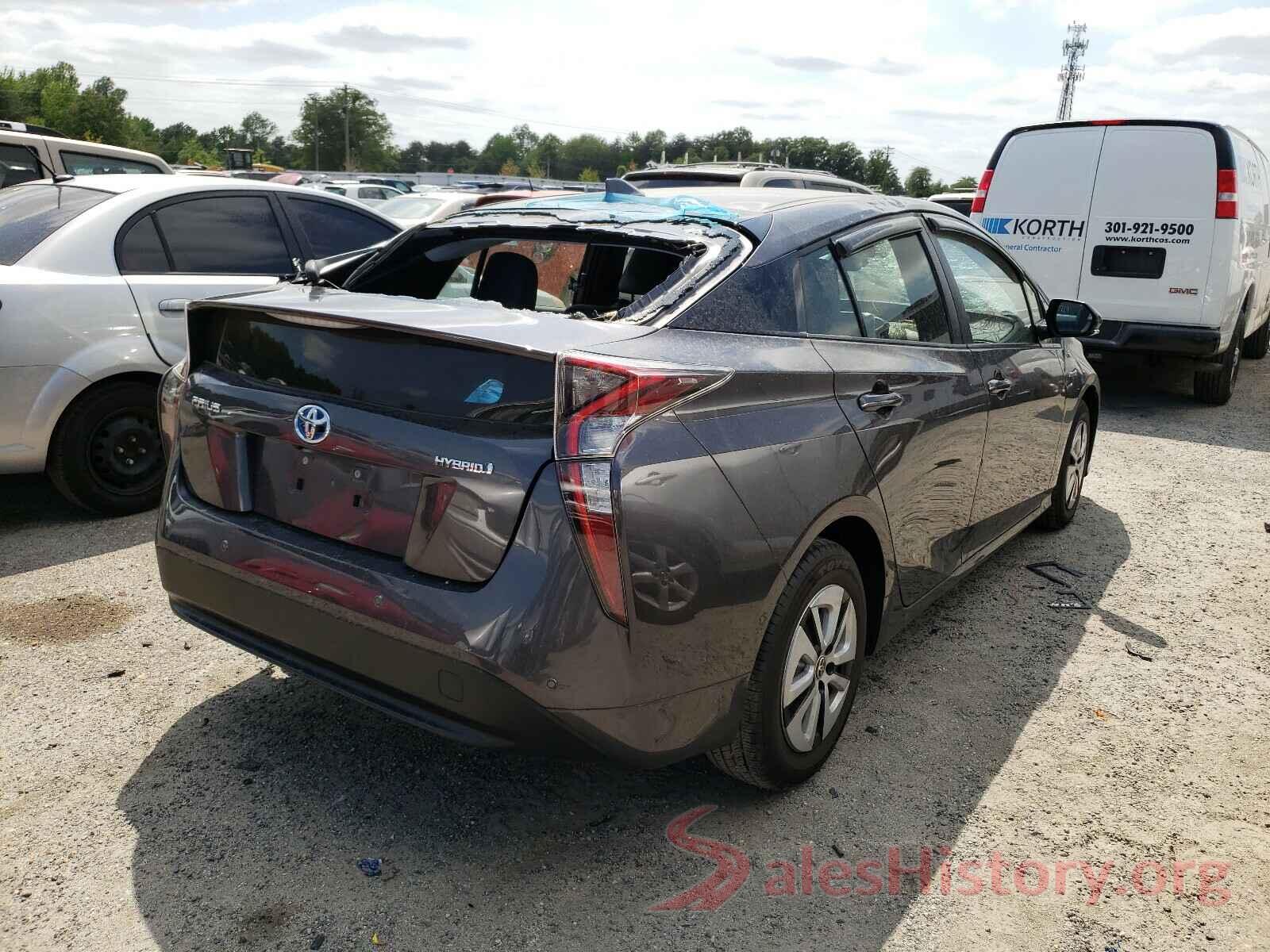 JTDKARFU9J3548566 2018 TOYOTA PRIUS