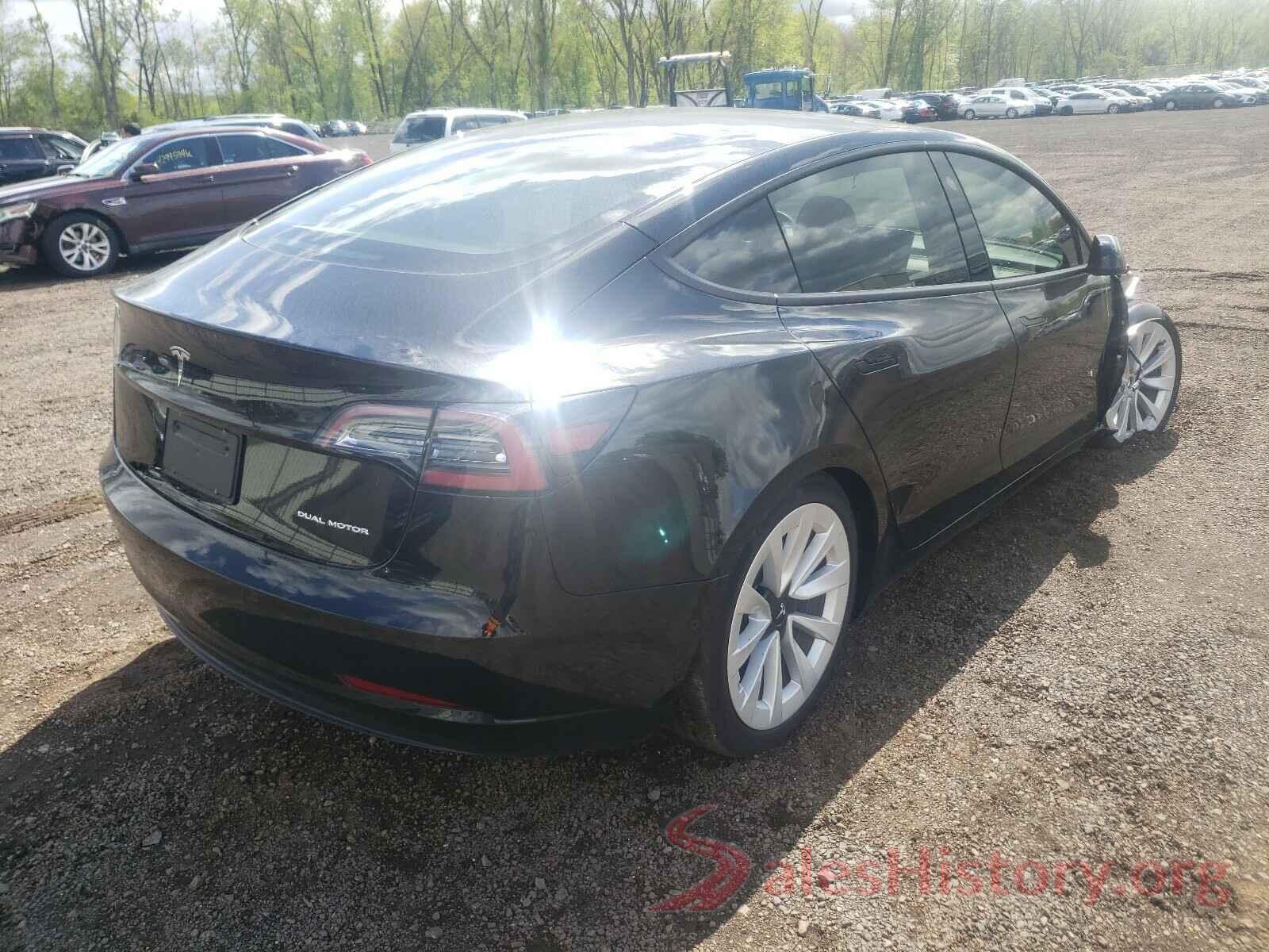 5YJ3E1EB6MF901878 2021 TESLA MODEL 3