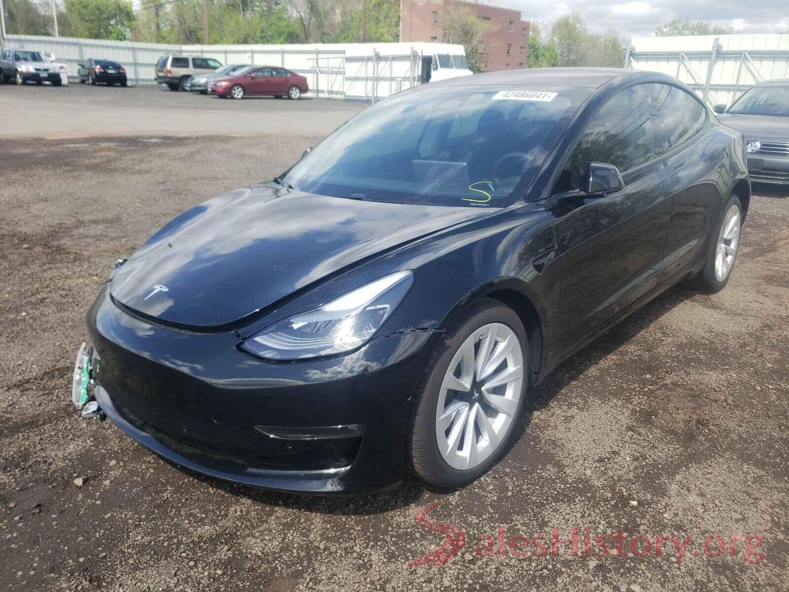 5YJ3E1EB6MF901878 2021 TESLA MODEL 3