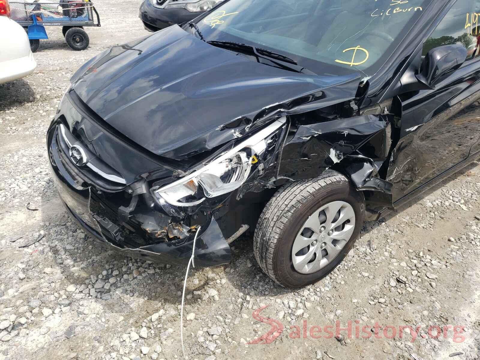 KMHCT4AE9HU341144 2017 HYUNDAI ACCENT