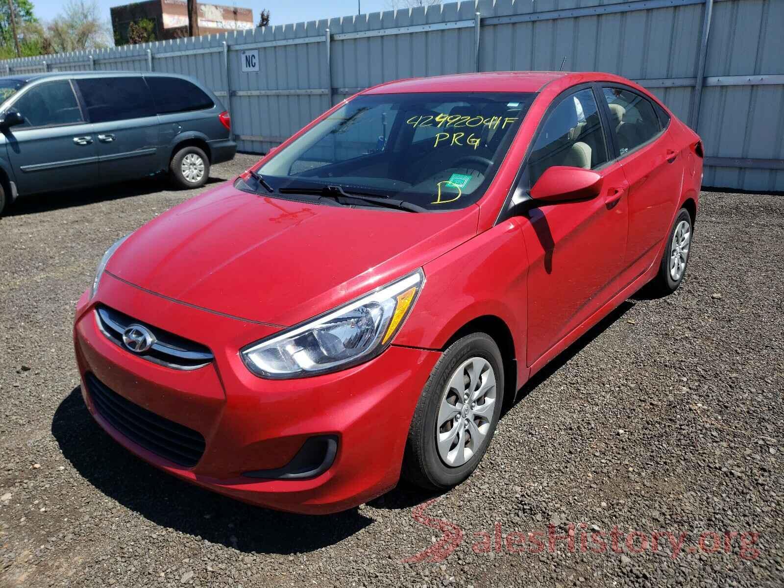 KMHCT4AE5GU162176 2016 HYUNDAI ACCENT