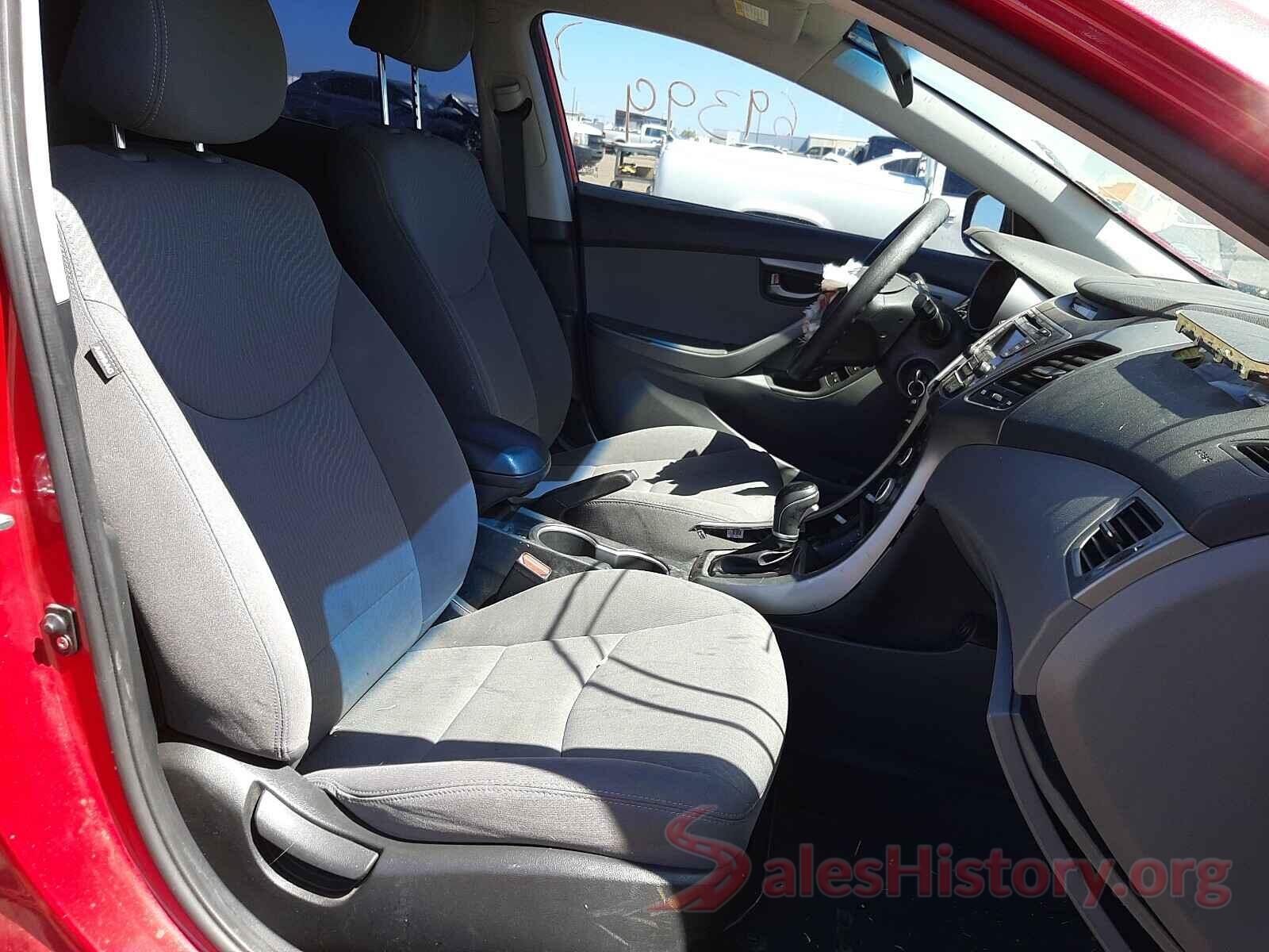 KMHDH4AEXGU542801 2016 HYUNDAI ELANTRA