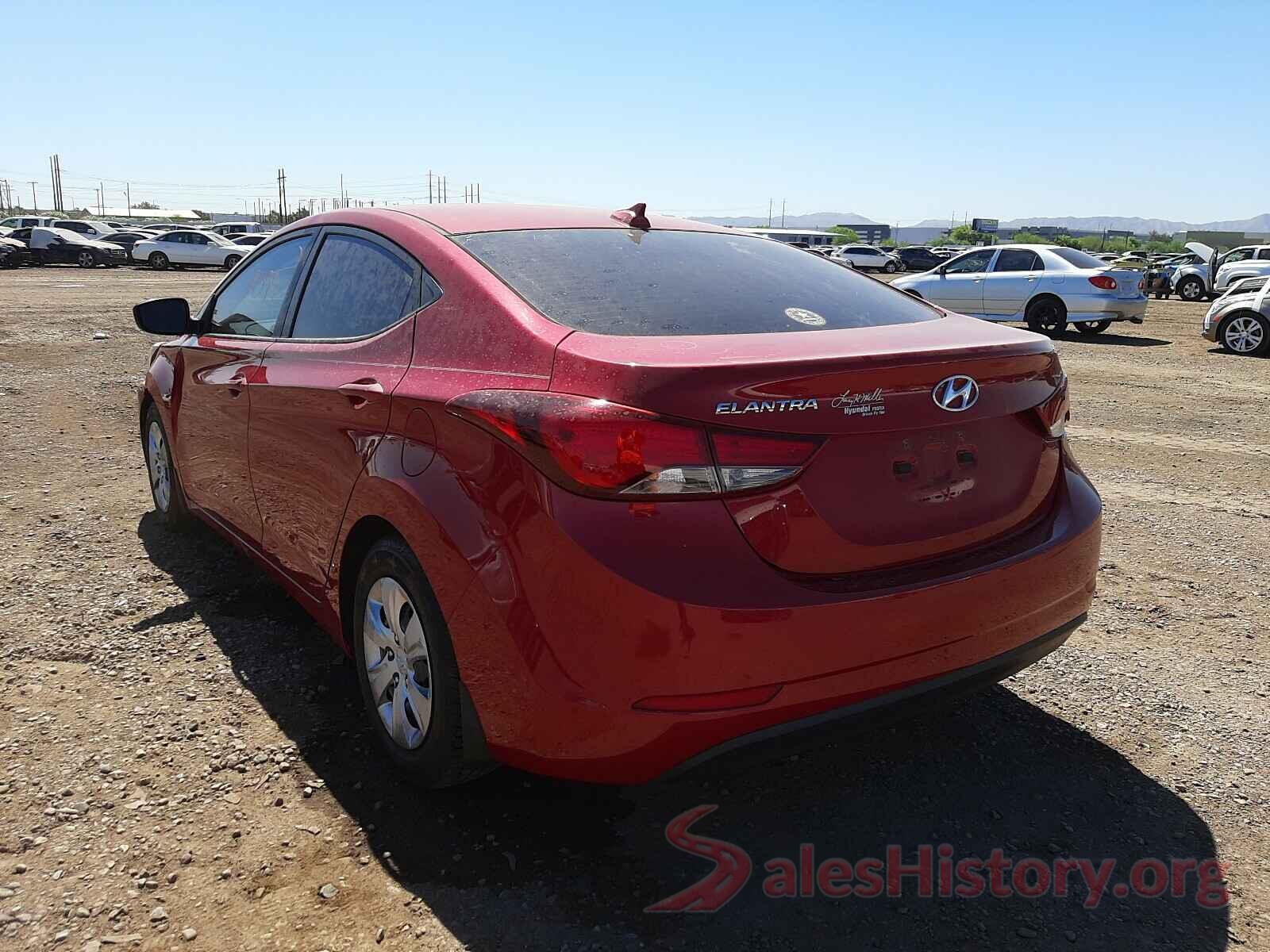 KMHDH4AEXGU542801 2016 HYUNDAI ELANTRA