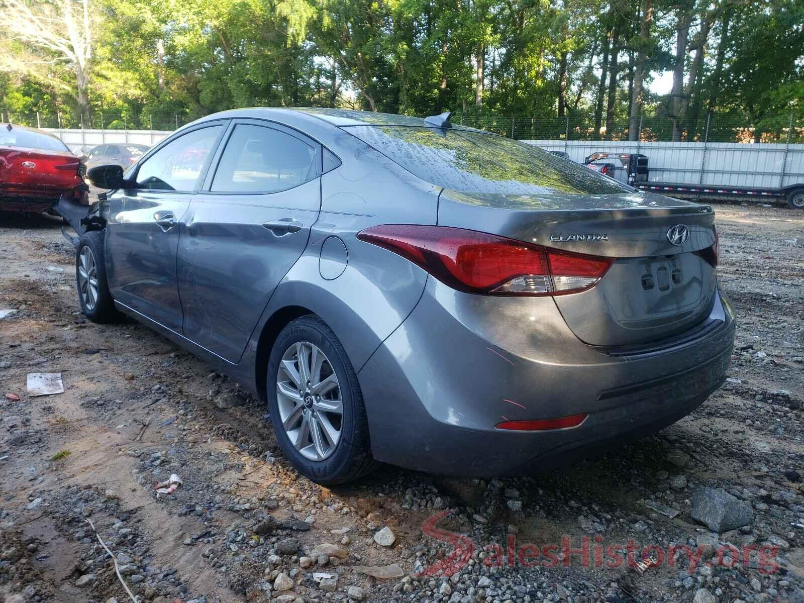 KMHDH4AEXGU636449 2016 HYUNDAI ELANTRA