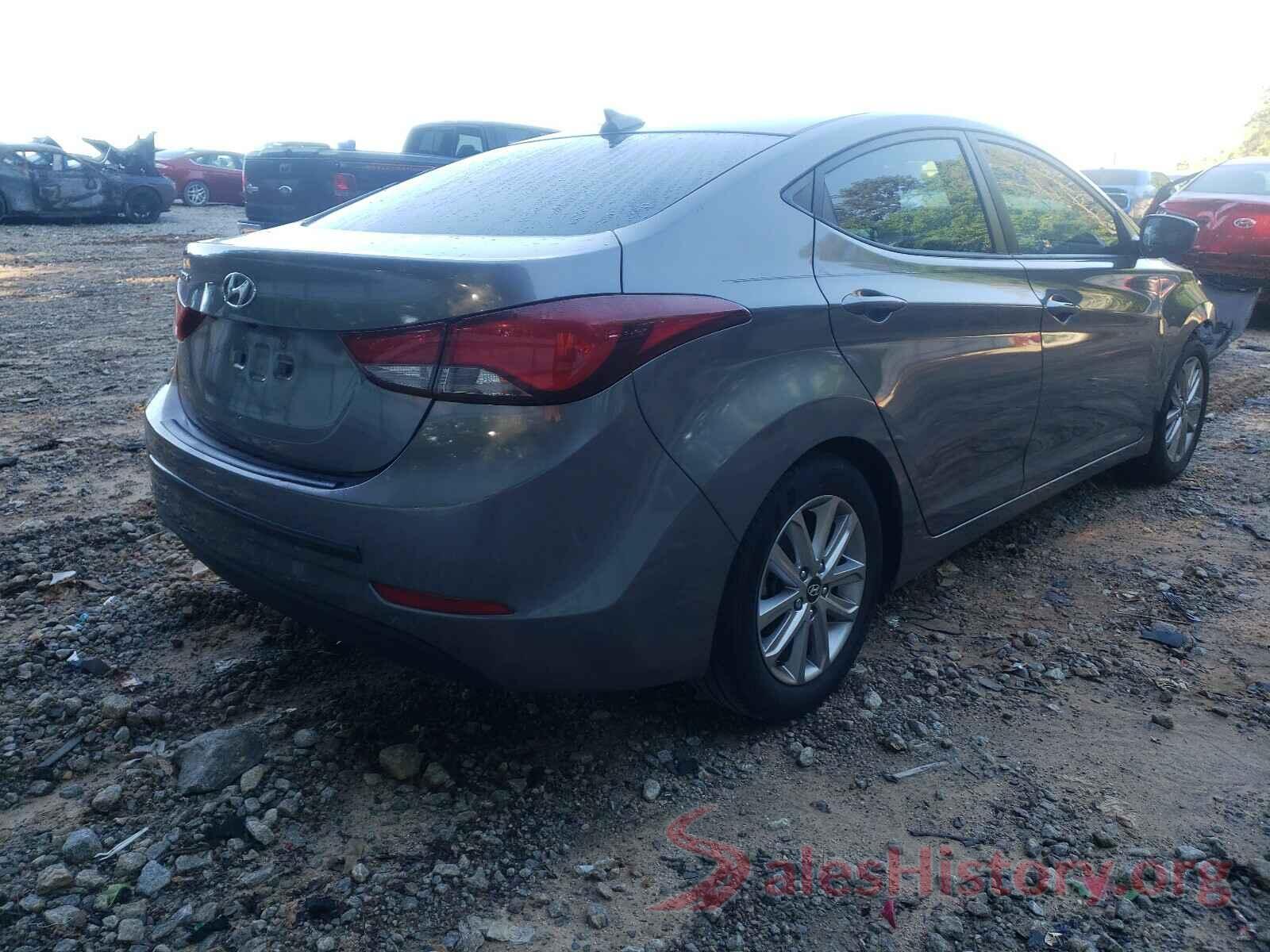 KMHDH4AEXGU636449 2016 HYUNDAI ELANTRA