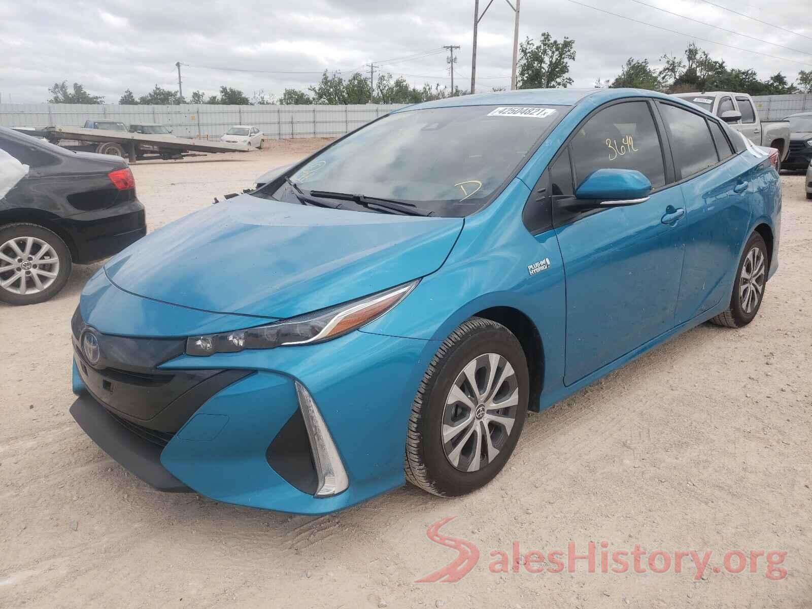 JTDKAMFPXM3176804 2021 TOYOTA PRIUS