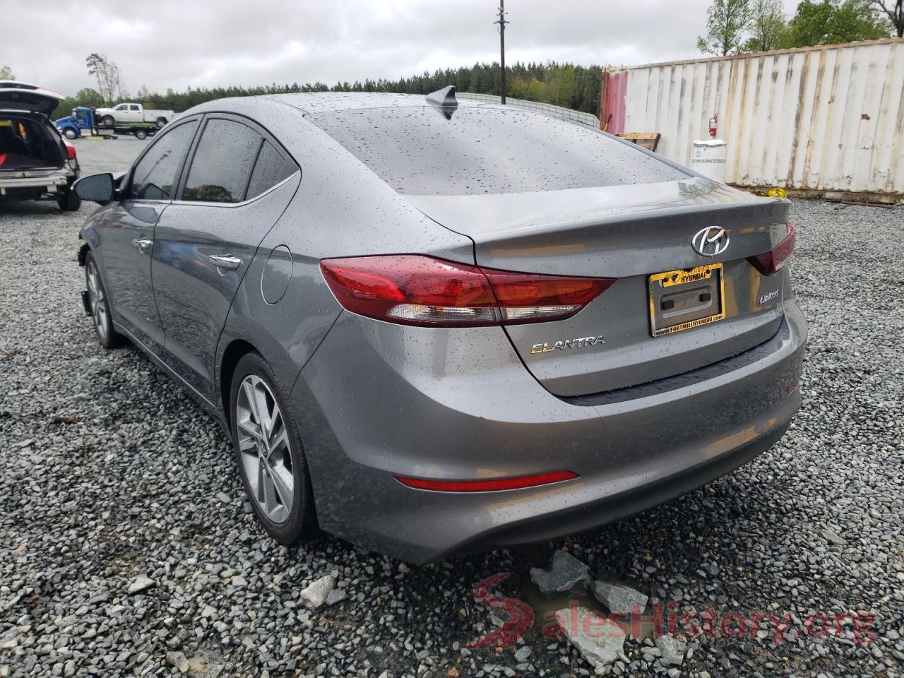 KMHD84LF4HU119610 2017 HYUNDAI ELANTRA