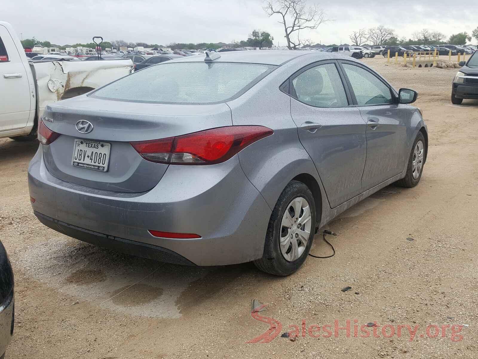 5NPDH4AEXGH776886 2016 HYUNDAI ELANTRA