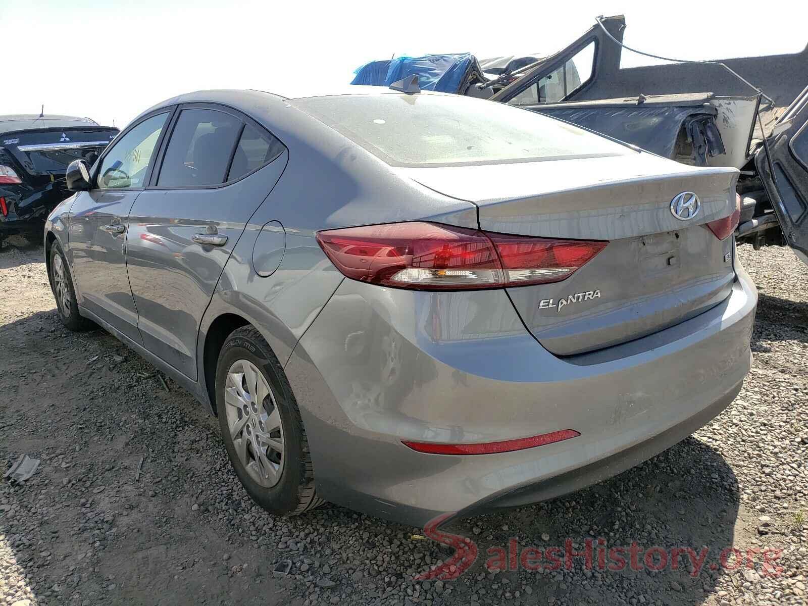 KMHD74LF2HU093592 2017 HYUNDAI ELANTRA