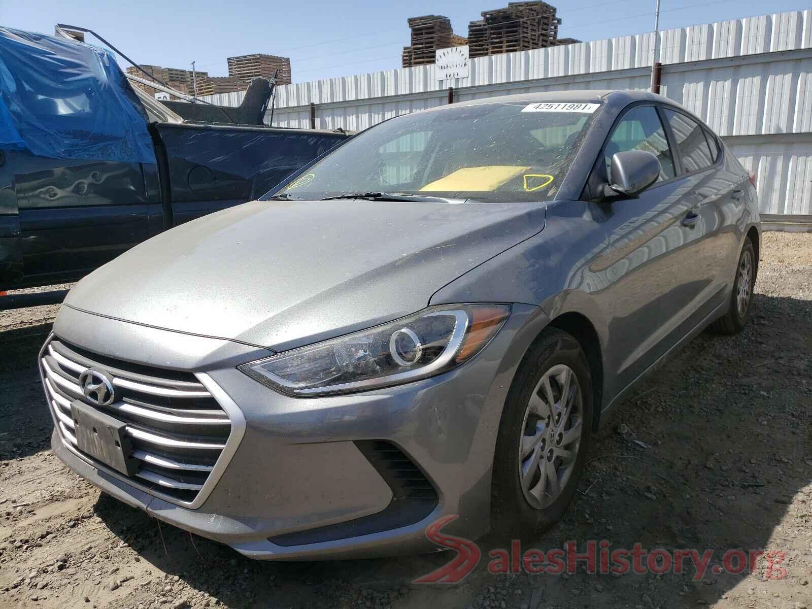 KMHD74LF2HU093592 2017 HYUNDAI ELANTRA