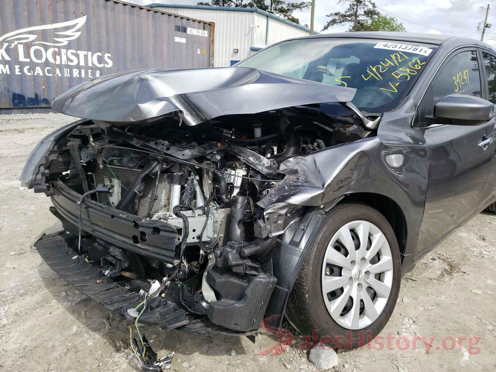 3N1AB7AP0KY395862 2019 NISSAN SENTRA