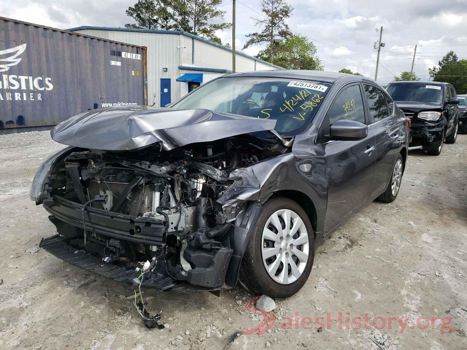 3N1AB7AP0KY395862 2019 NISSAN SENTRA