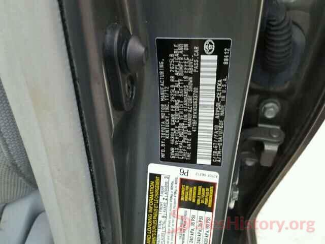 4T1BF1FK4CU633700 2012 TOYOTA CAMRY