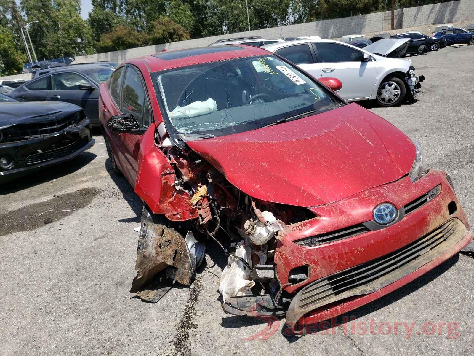 JTDKARFUXL3124297 2020 TOYOTA PRIUS