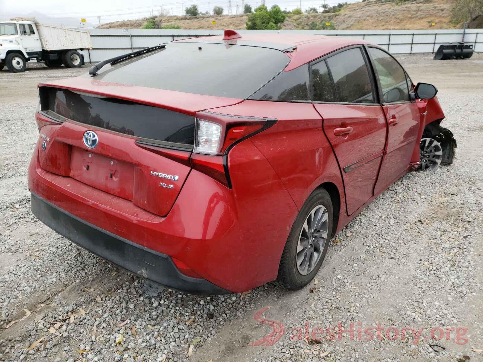 JTDKARFUXL3124297 2020 TOYOTA PRIUS