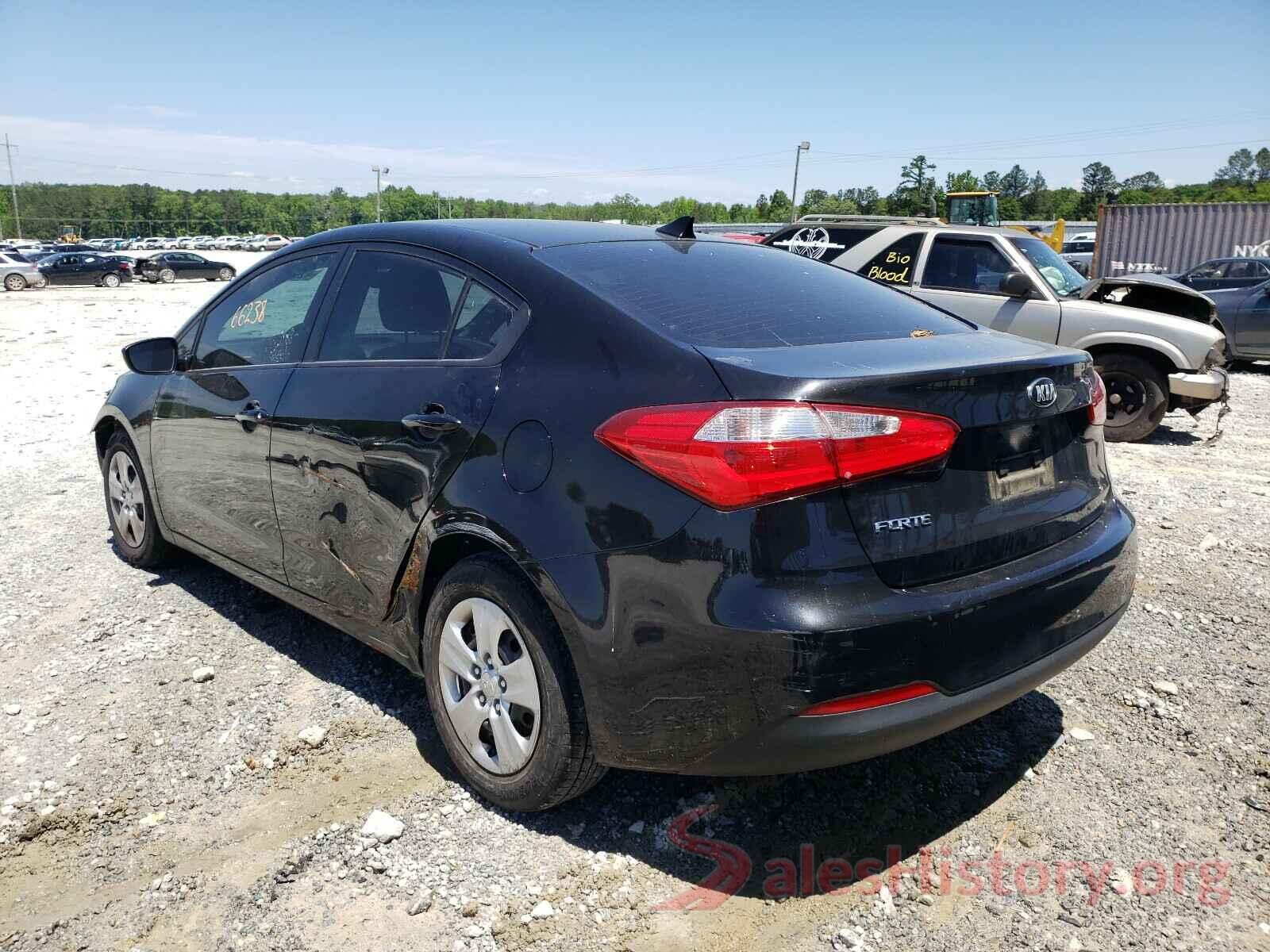 KNAFK4A61G5459109 2016 KIA FORTE