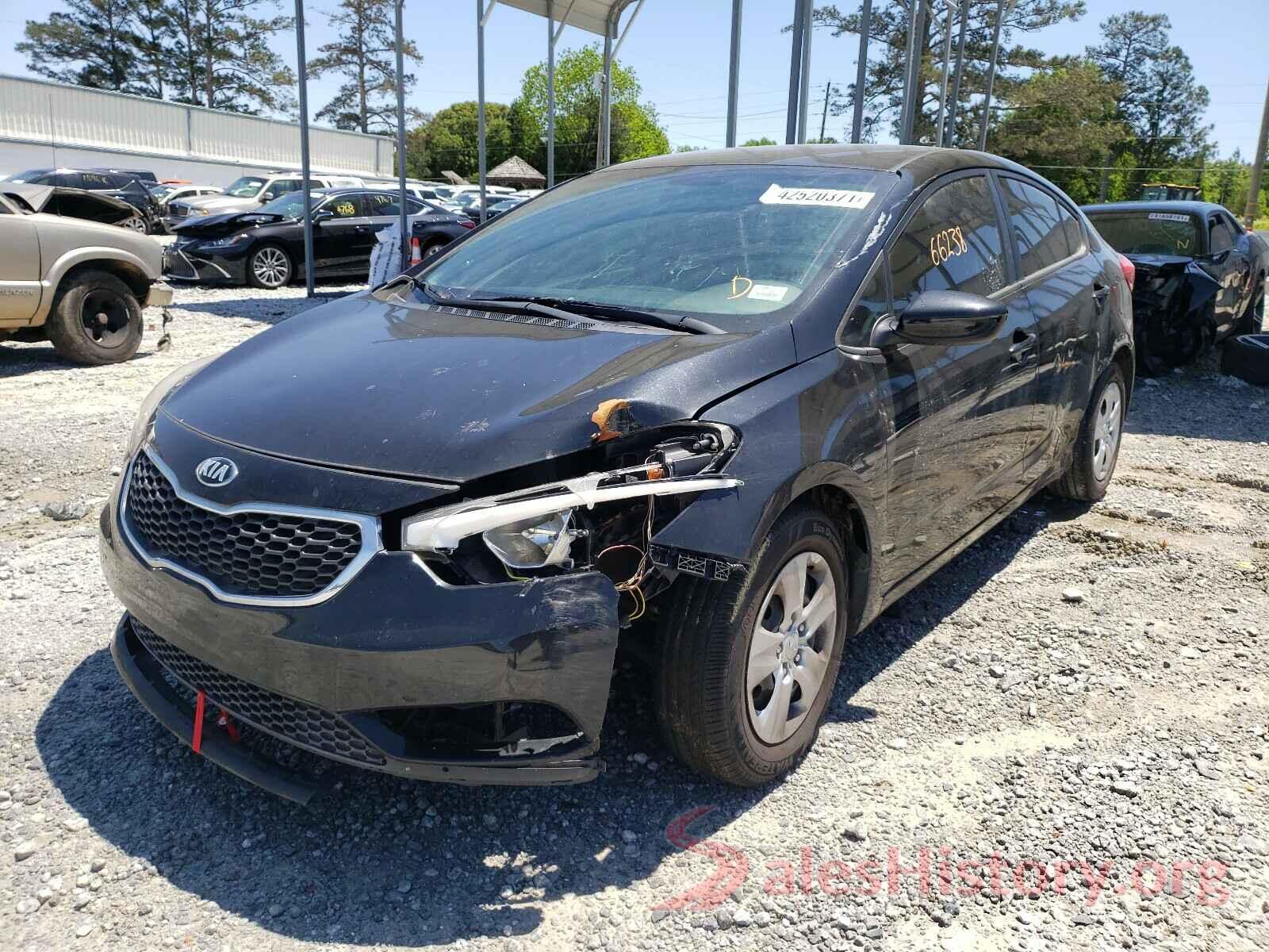 KNAFK4A61G5459109 2016 KIA FORTE