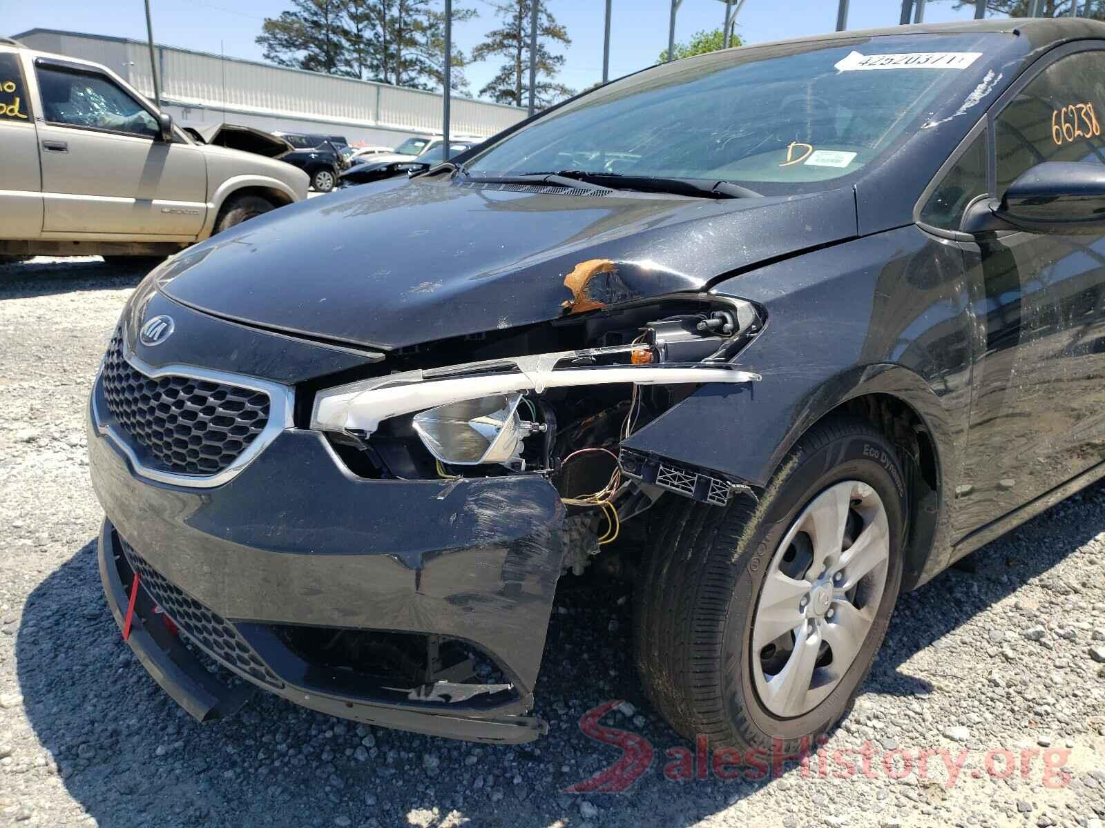 KNAFK4A61G5459109 2016 KIA FORTE