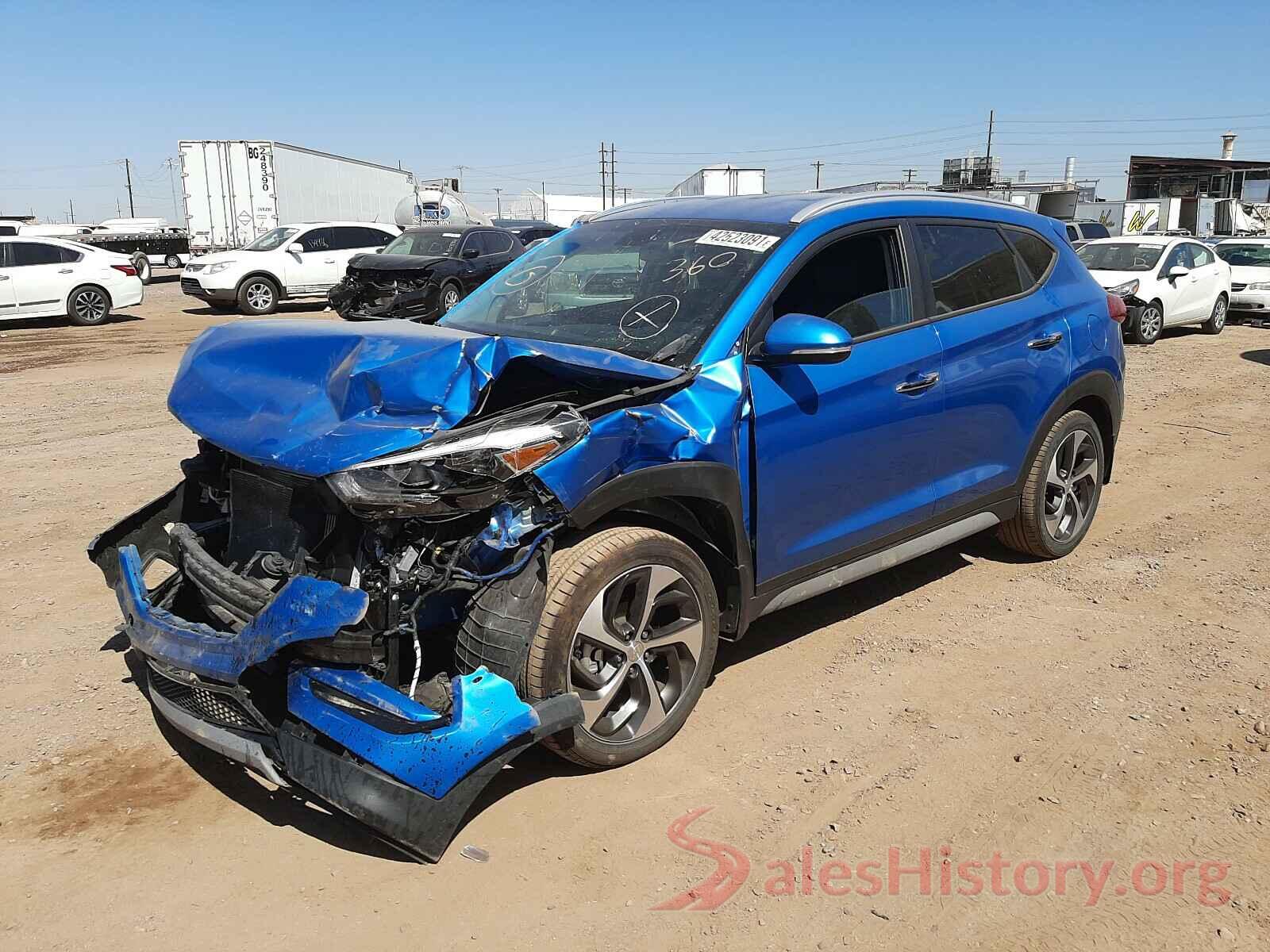 KM8J3CA22HU393609 2017 HYUNDAI TUCSON