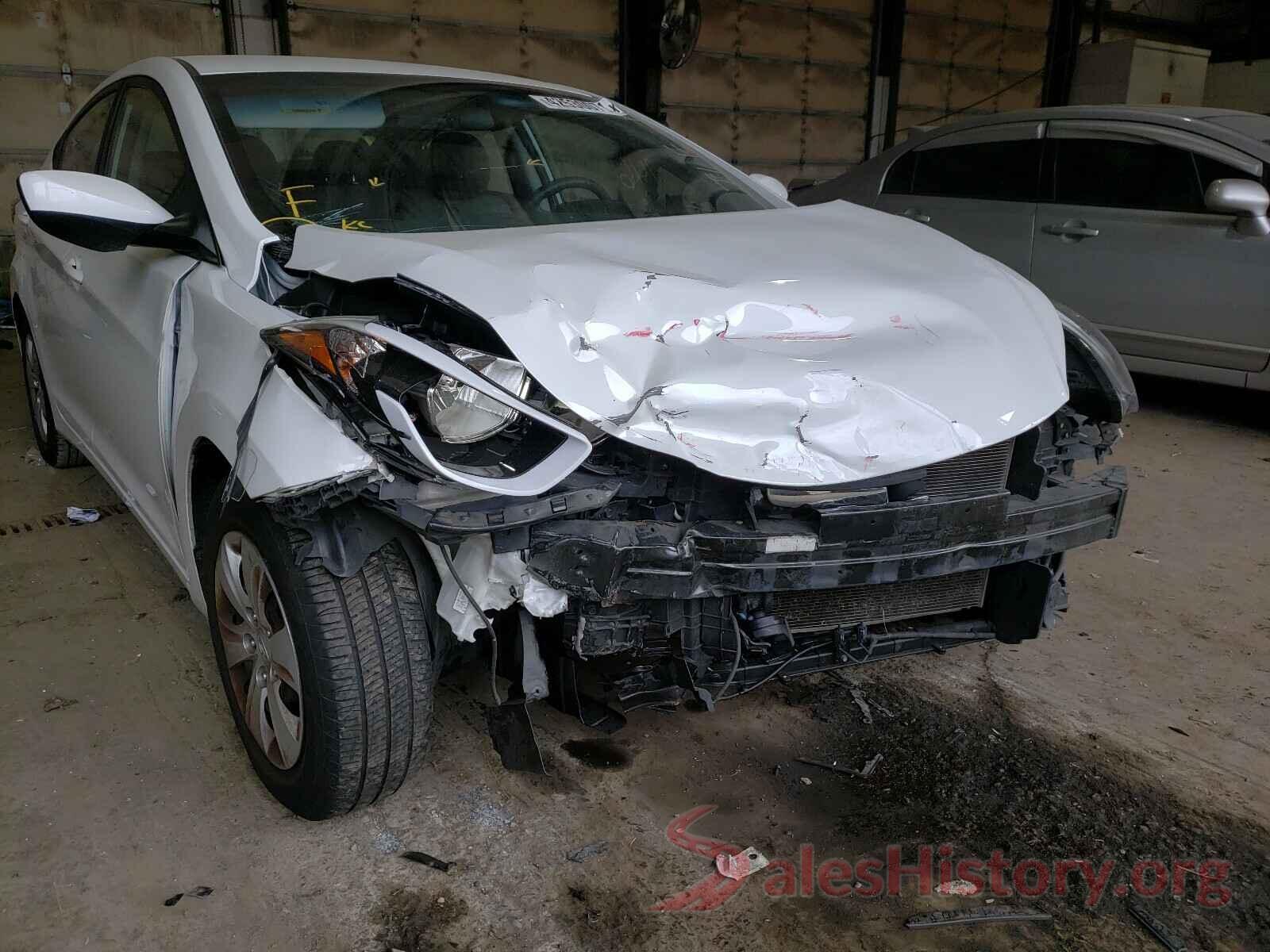 5NPDH4AE5GH701030 2016 HYUNDAI ELANTRA