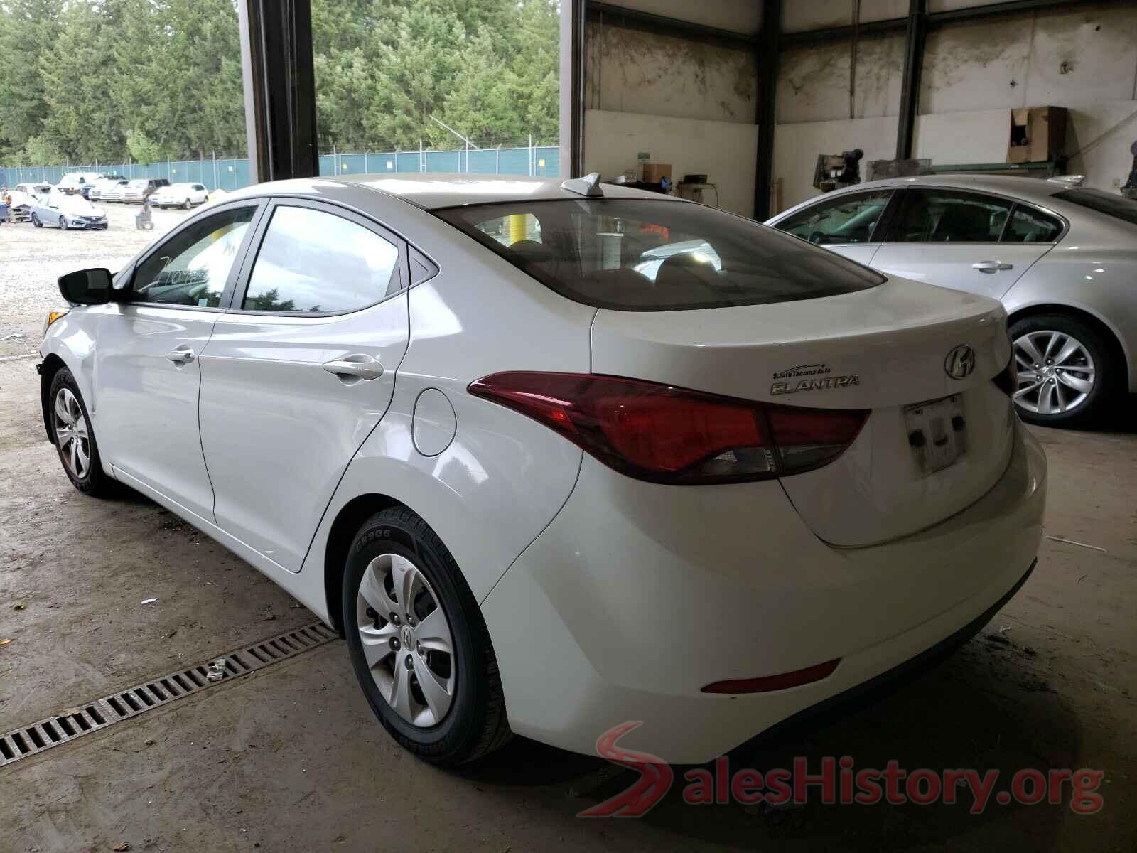 5NPDH4AE5GH701030 2016 HYUNDAI ELANTRA