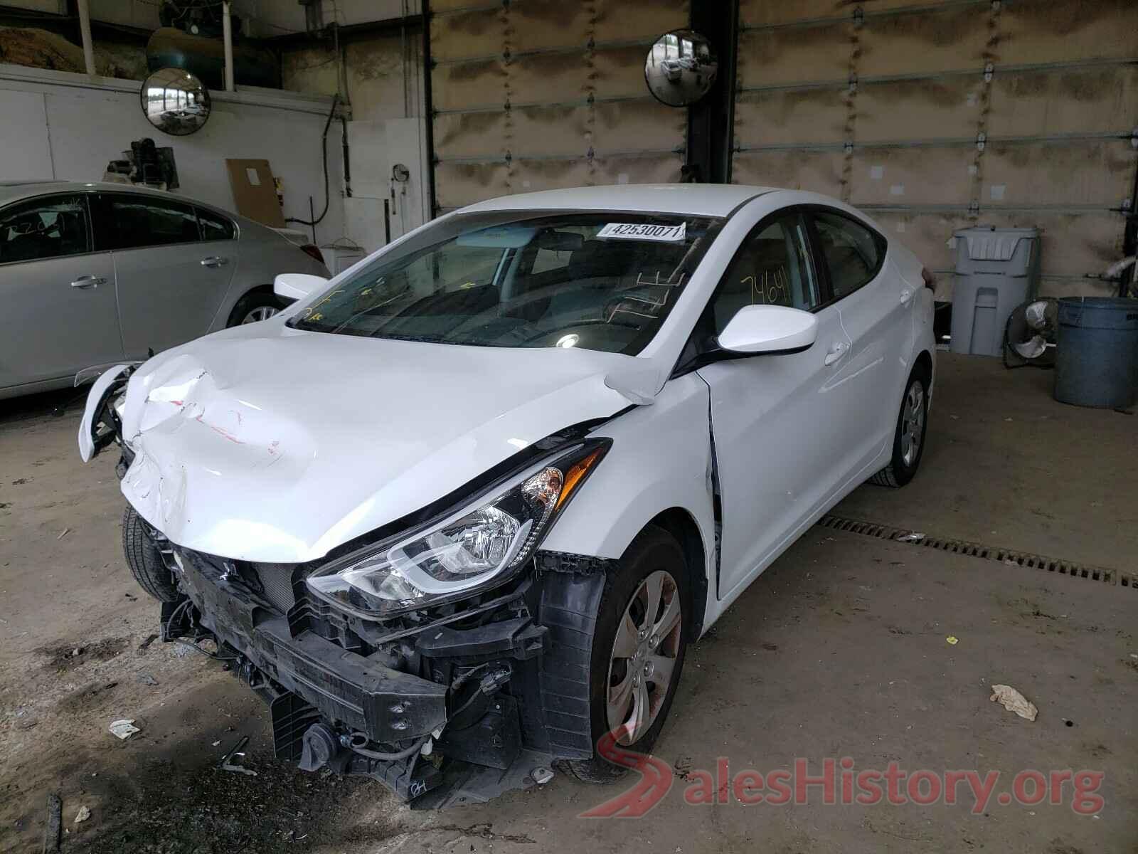 5NPDH4AE5GH701030 2016 HYUNDAI ELANTRA