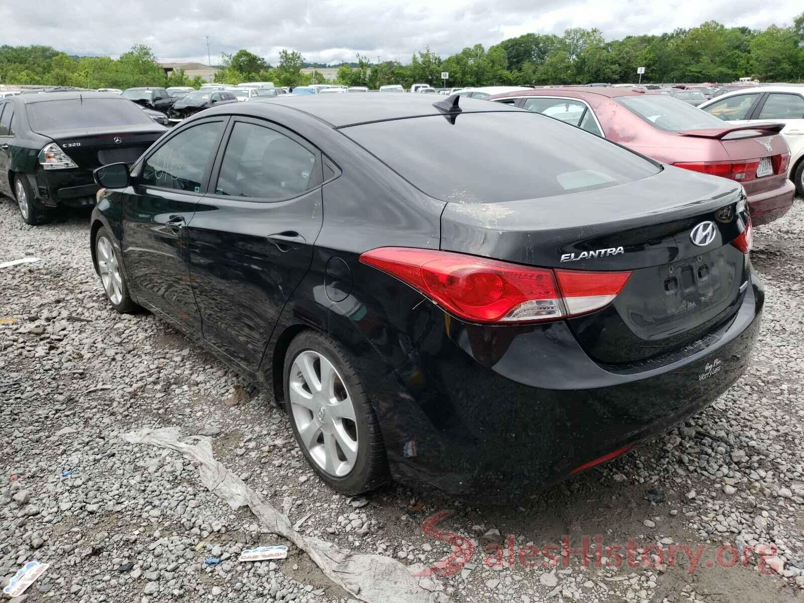 KMHDH4AEXCU212182 2012 HYUNDAI ELANTRA