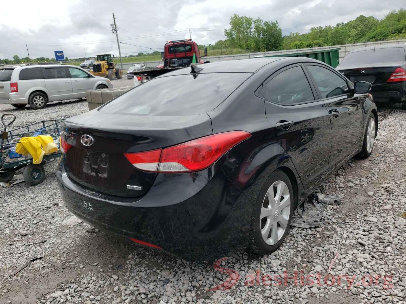 KMHDH4AEXCU212182 2012 HYUNDAI ELANTRA