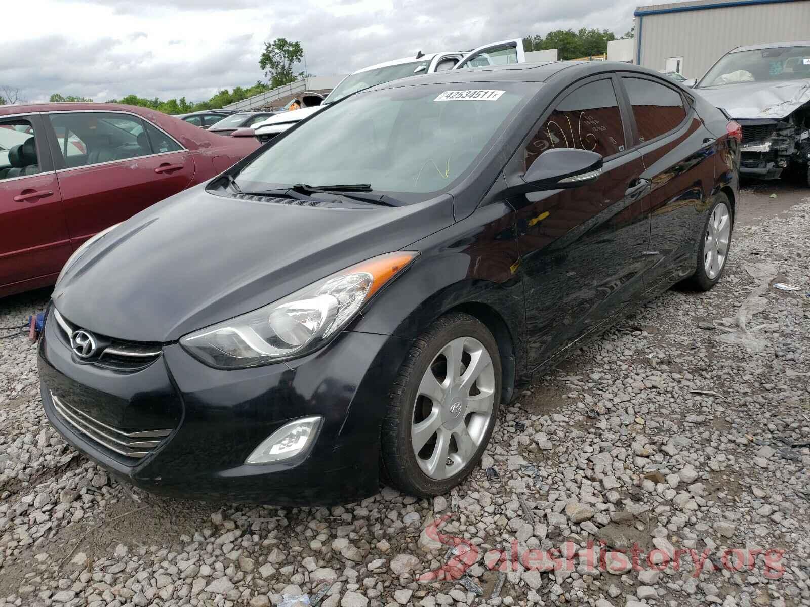 KMHDH4AEXCU212182 2012 HYUNDAI ELANTRA