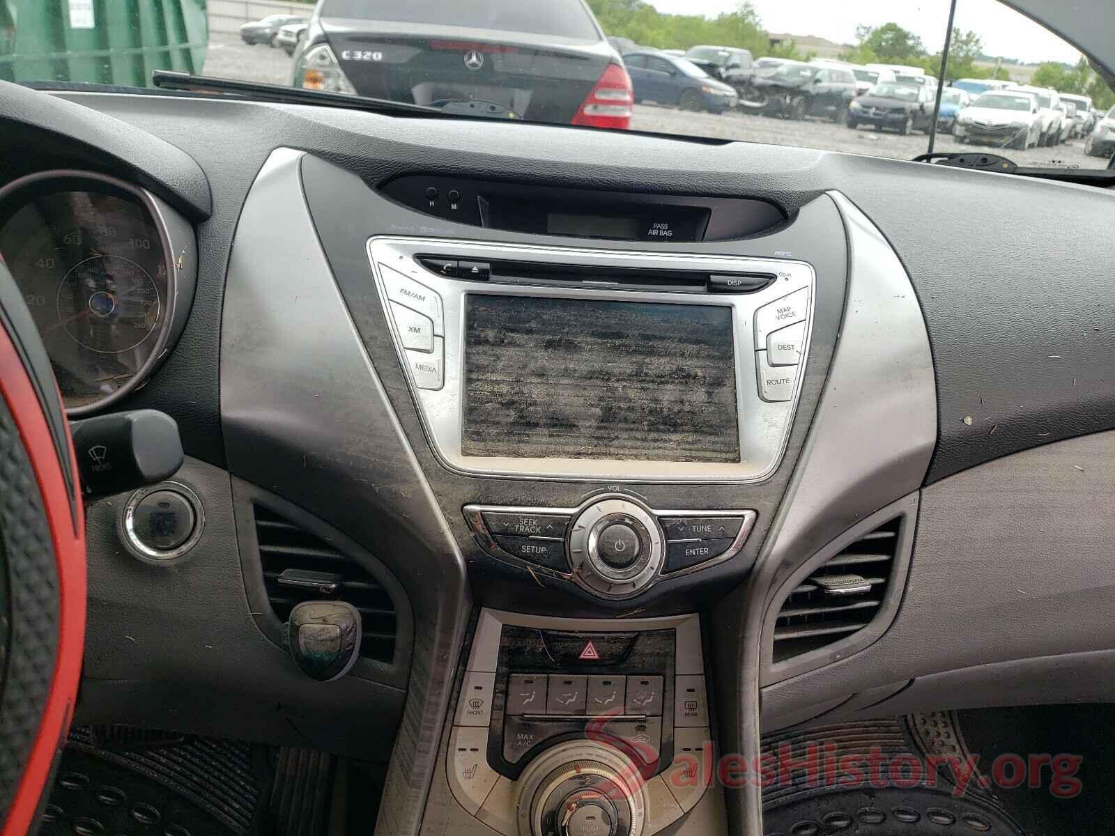 KMHDH4AEXCU212182 2012 HYUNDAI ELANTRA