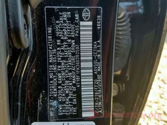 4T1BF1FK3GU262597 2016 TOYOTA CAMRY