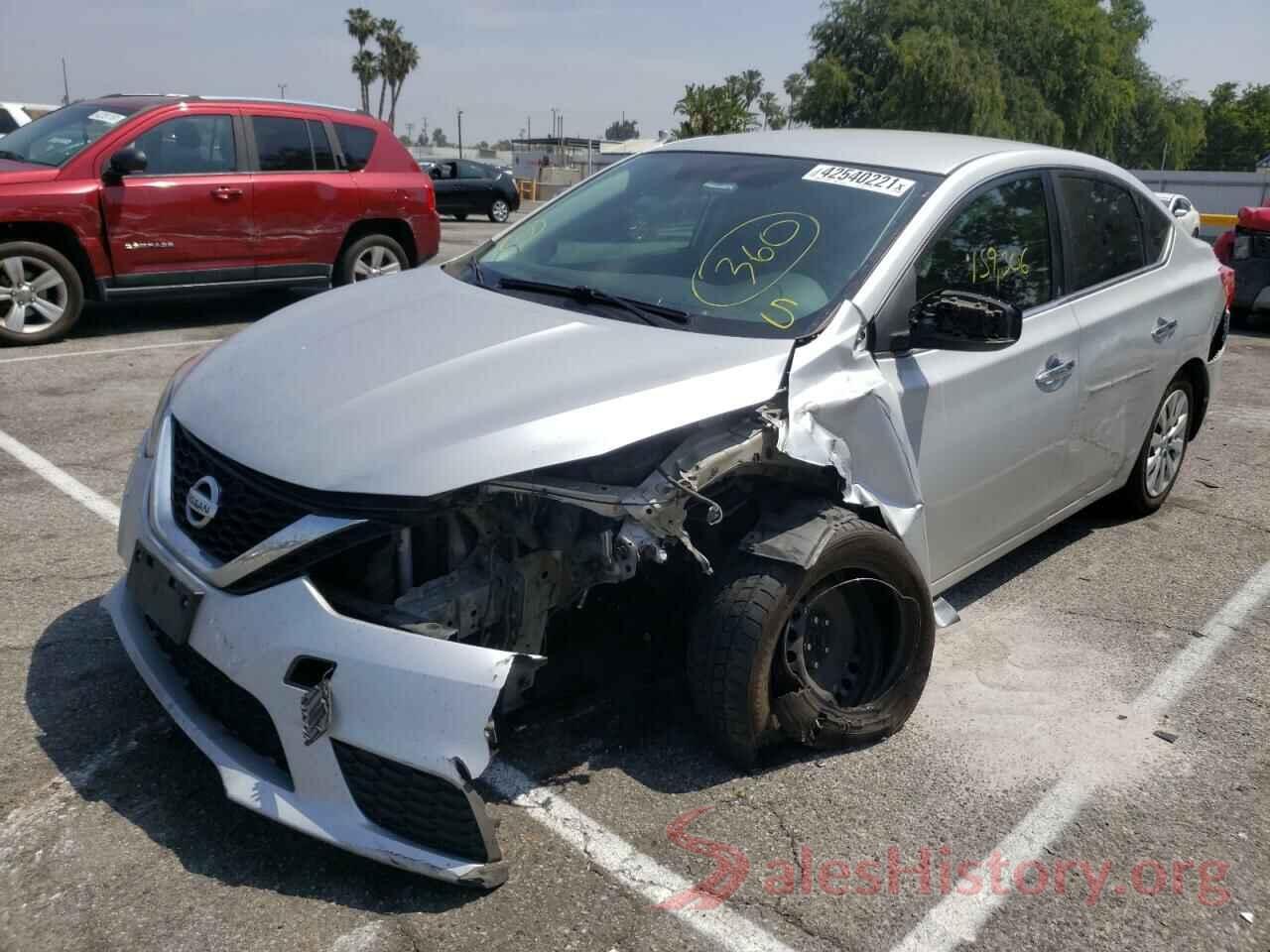 3N1AB7AP6HY335870 2017 NISSAN SENTRA