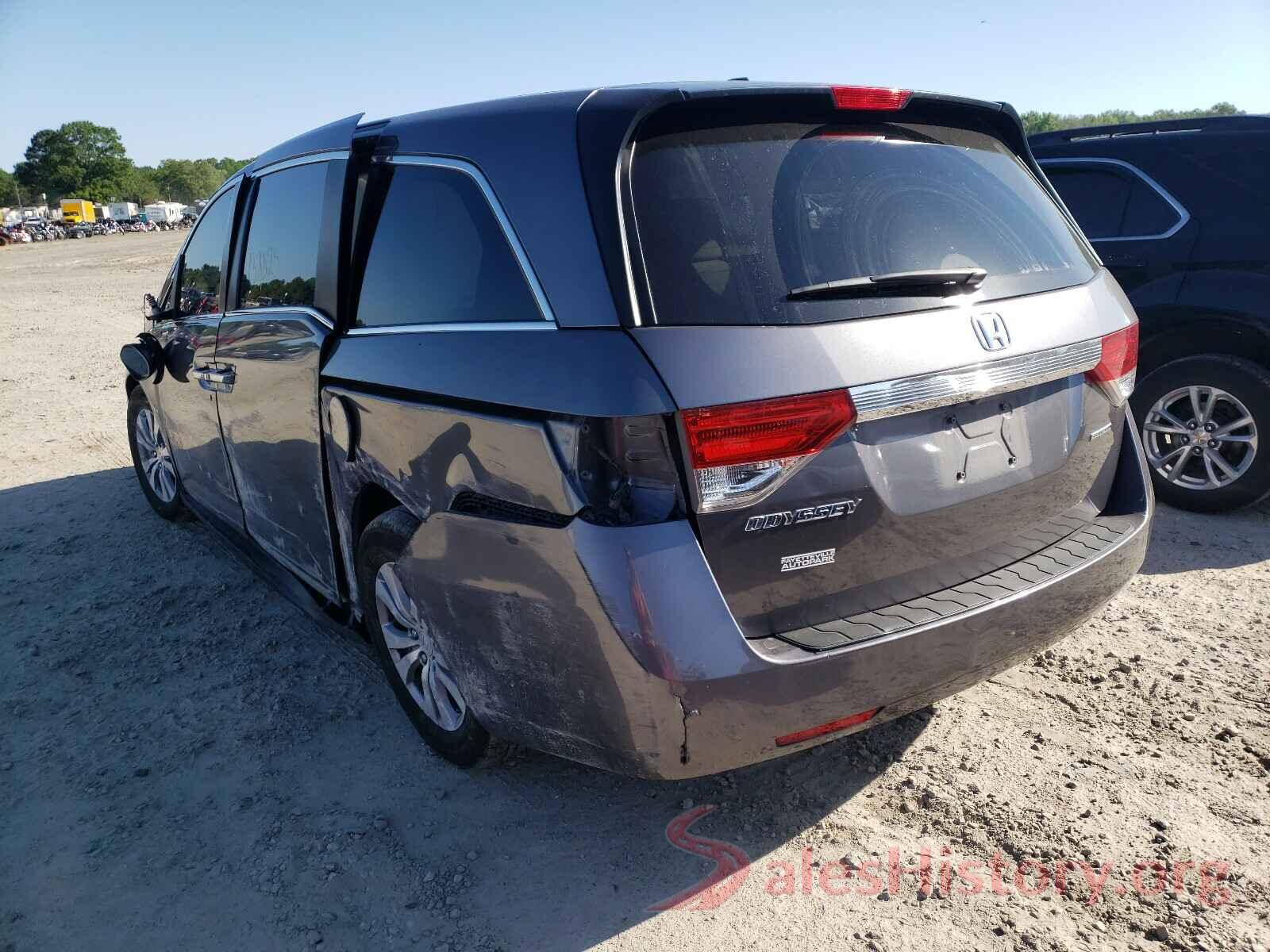 5FNRL5H32GB029926 2016 HONDA ODYSSEY