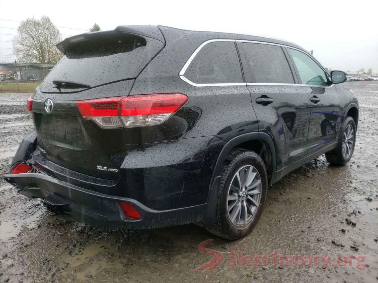 5TDJZRFH8KS580707 2019 TOYOTA HIGHLANDER