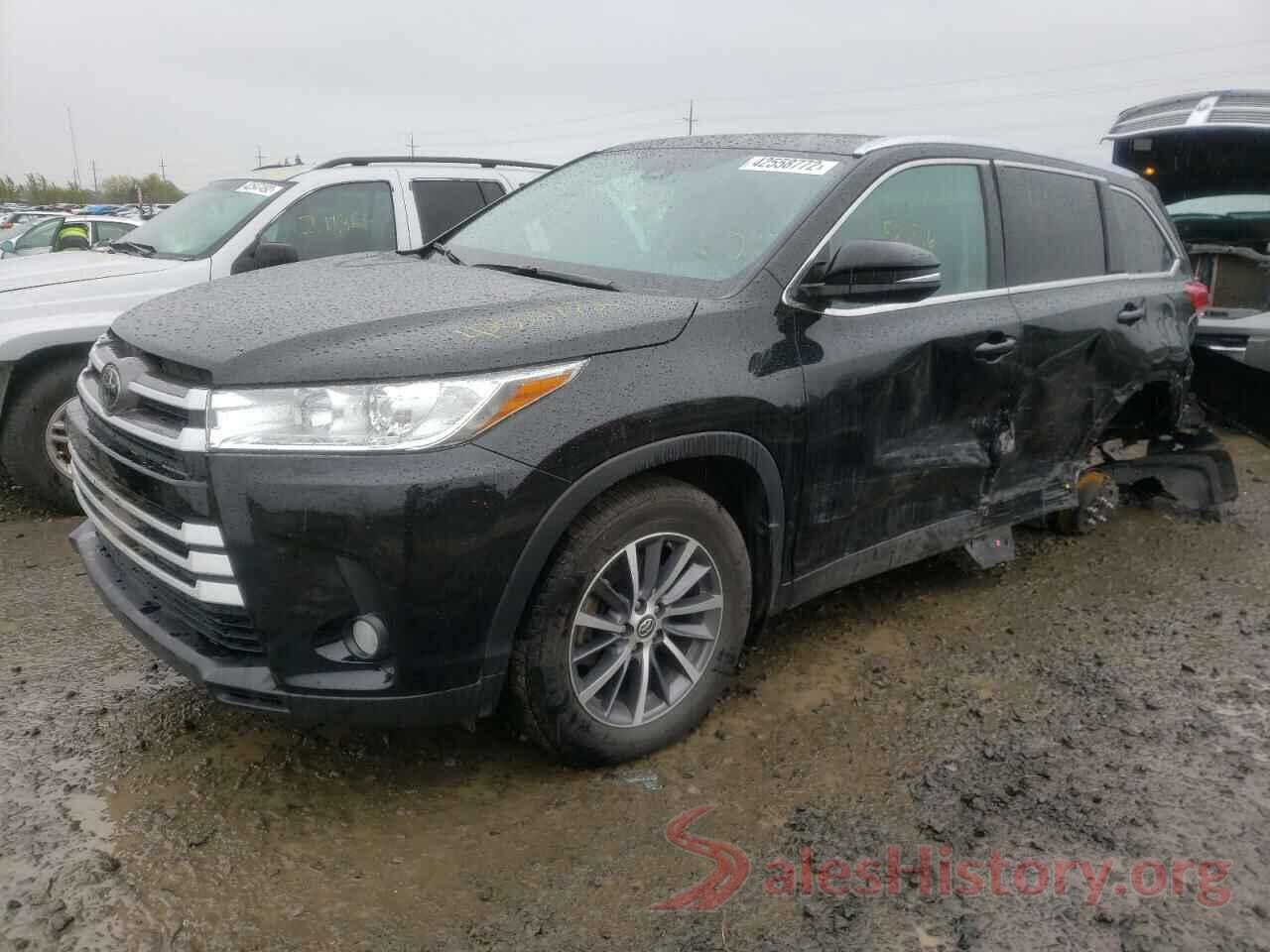 5TDJZRFH8KS580707 2019 TOYOTA HIGHLANDER