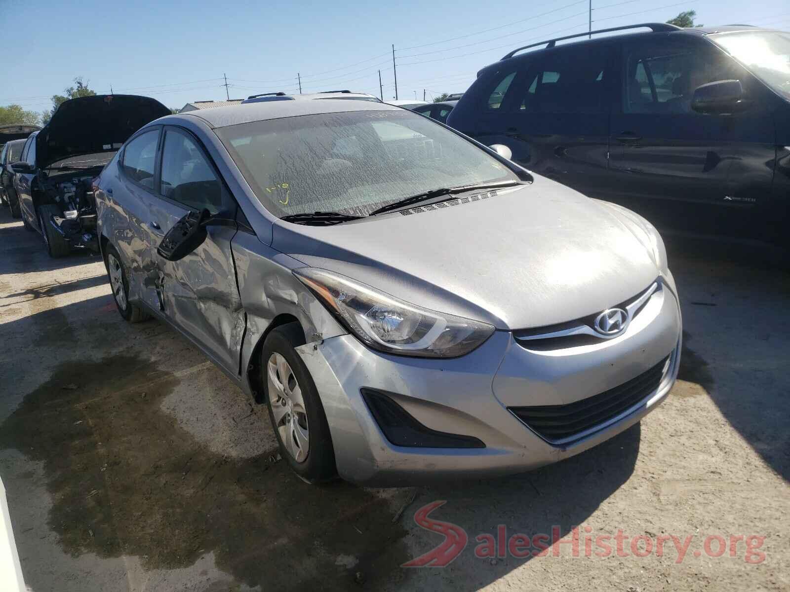 5NPDH4AE4GH700967 2016 HYUNDAI ELANTRA