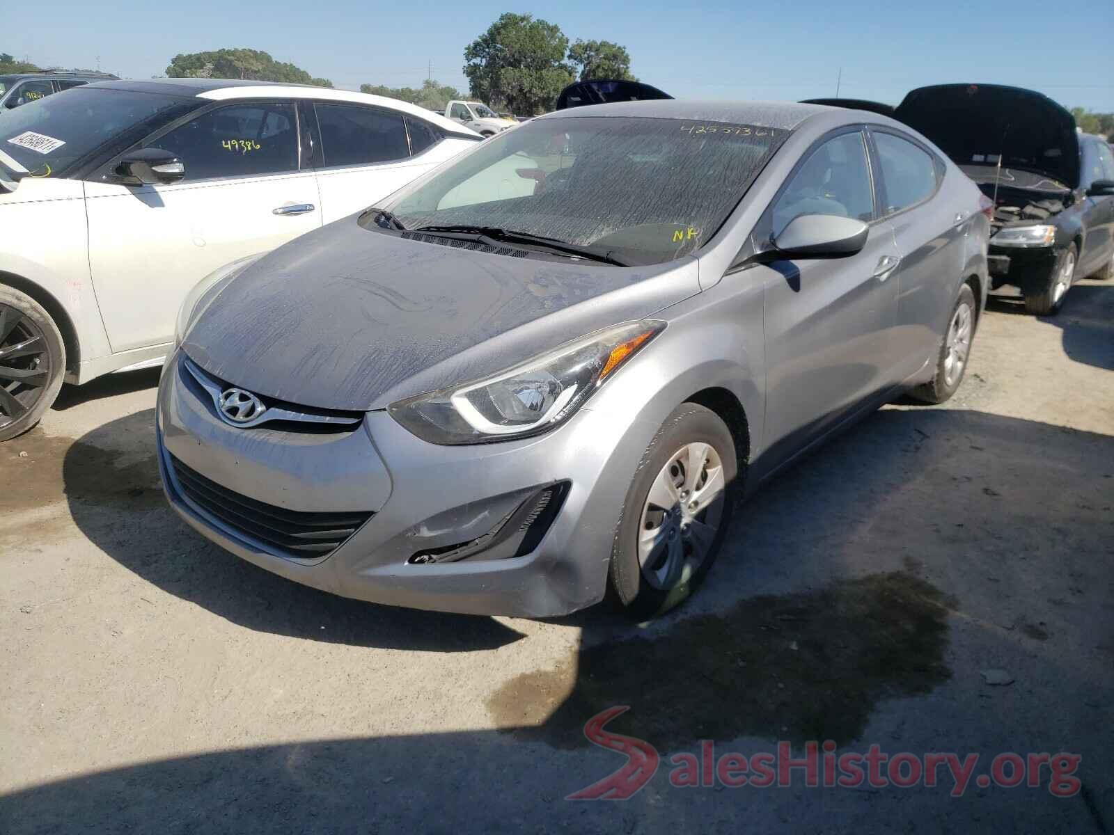 5NPDH4AE4GH700967 2016 HYUNDAI ELANTRA