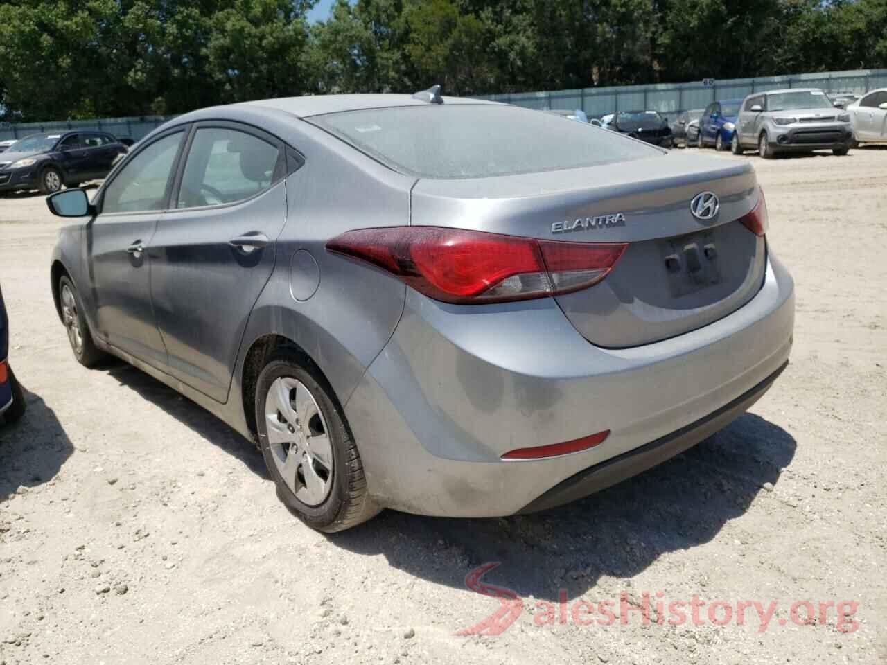 5NPDH4AE4GH700967 2016 HYUNDAI ELANTRA