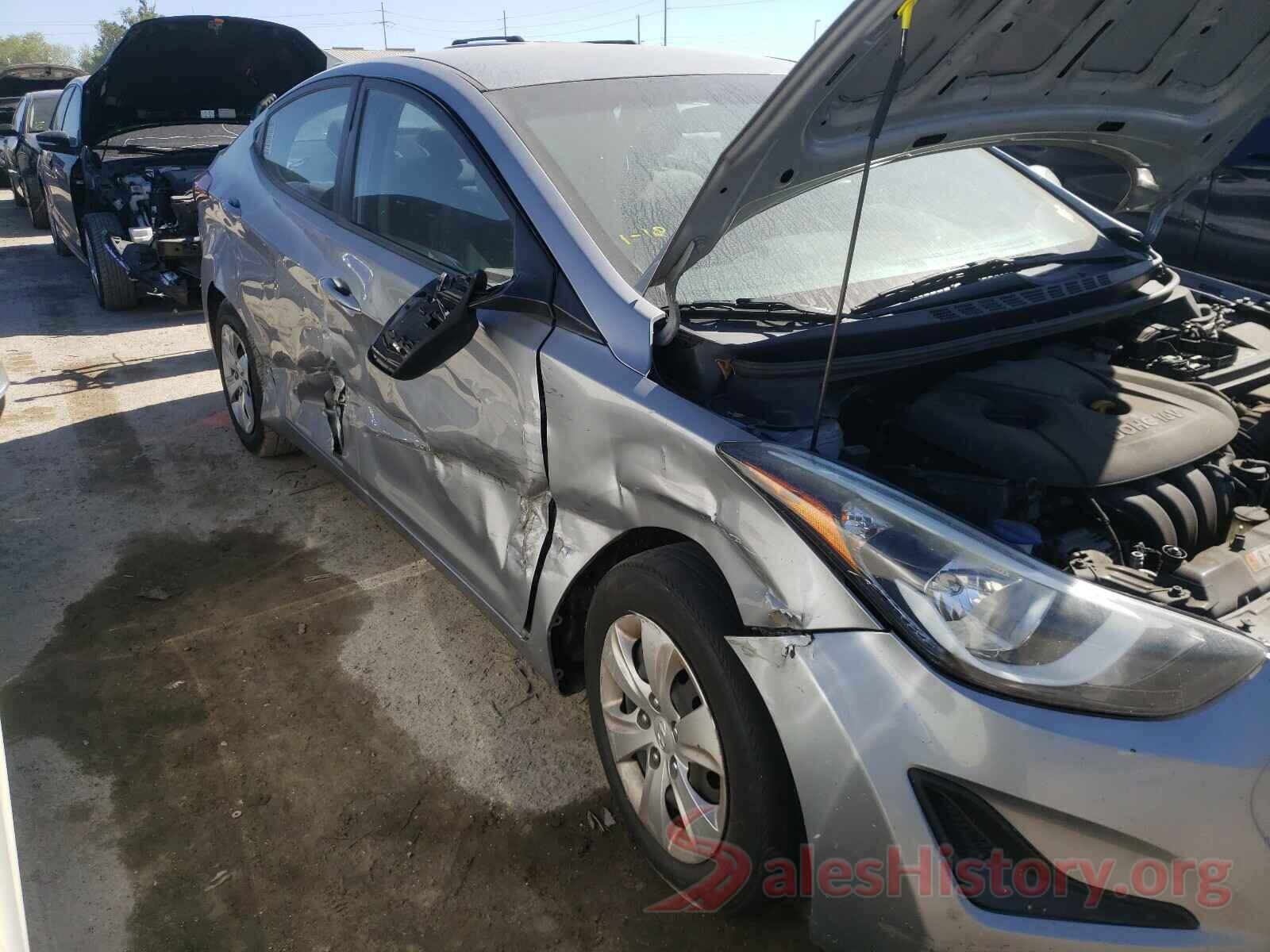 5NPDH4AE4GH700967 2016 HYUNDAI ELANTRA