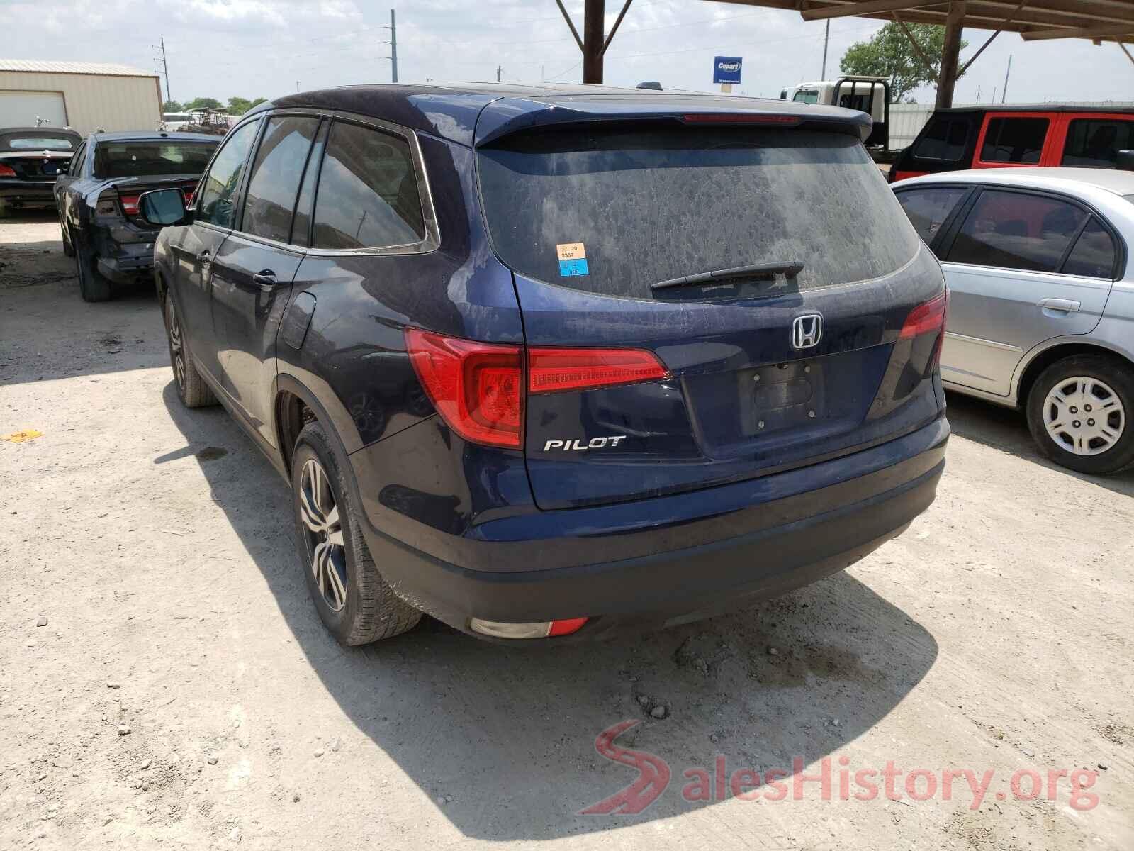 5FNYF5H31GB019066 2016 HONDA PILOT