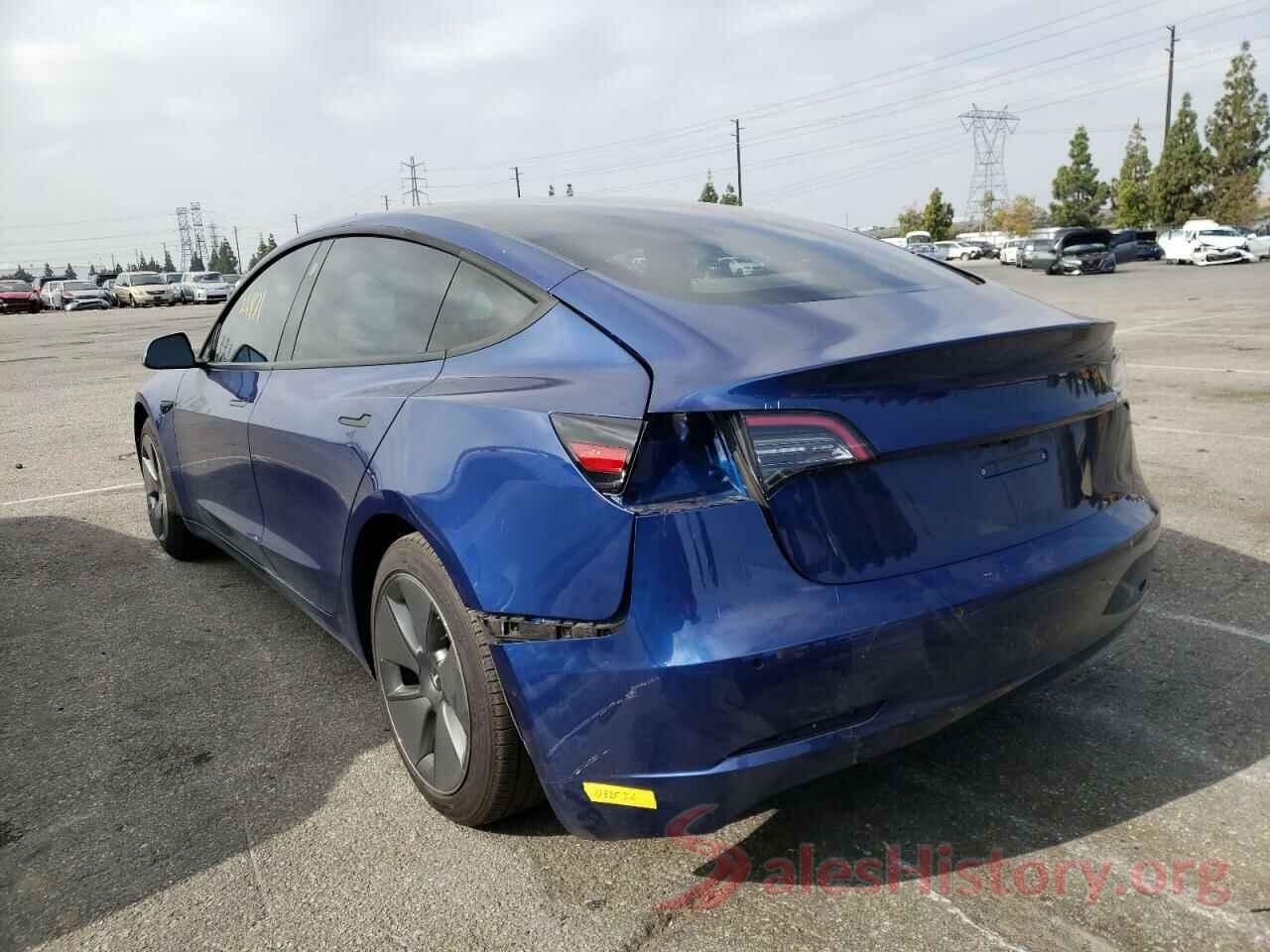 5YJ3E1EA4MF006249 2021 TESLA MODEL 3