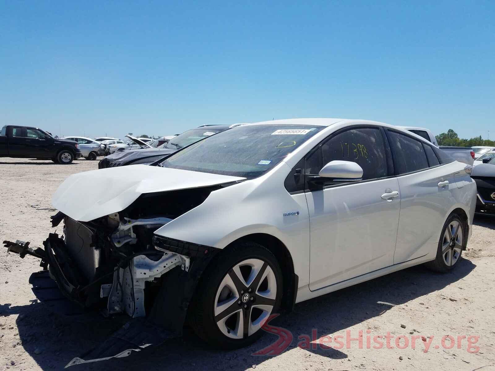 JTDKARFU3H3043472 2017 TOYOTA PRIUS