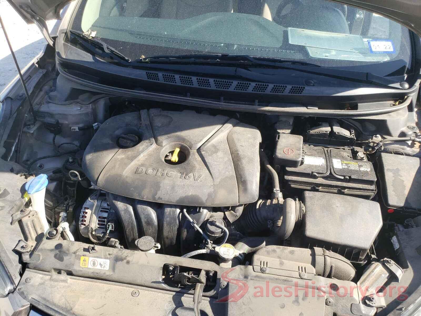 5NPDH4AE9GH784543 2016 HYUNDAI ELANTRA