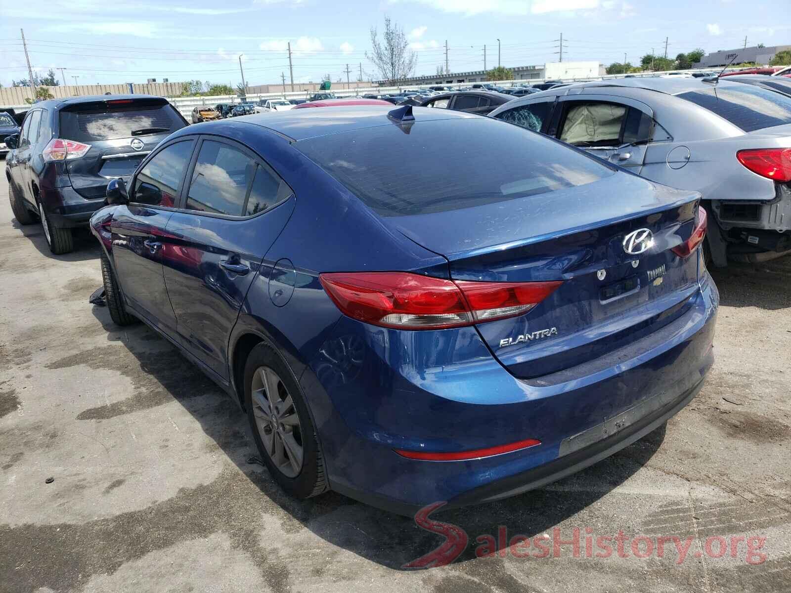 5NPD84LF7JH292283 2018 HYUNDAI ELANTRA