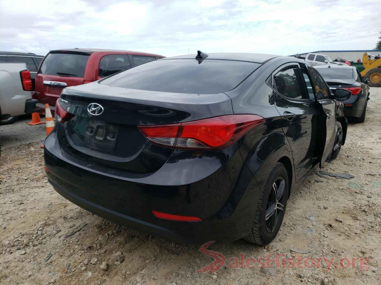 5NPDH4AE7GH766025 2016 HYUNDAI ELANTRA