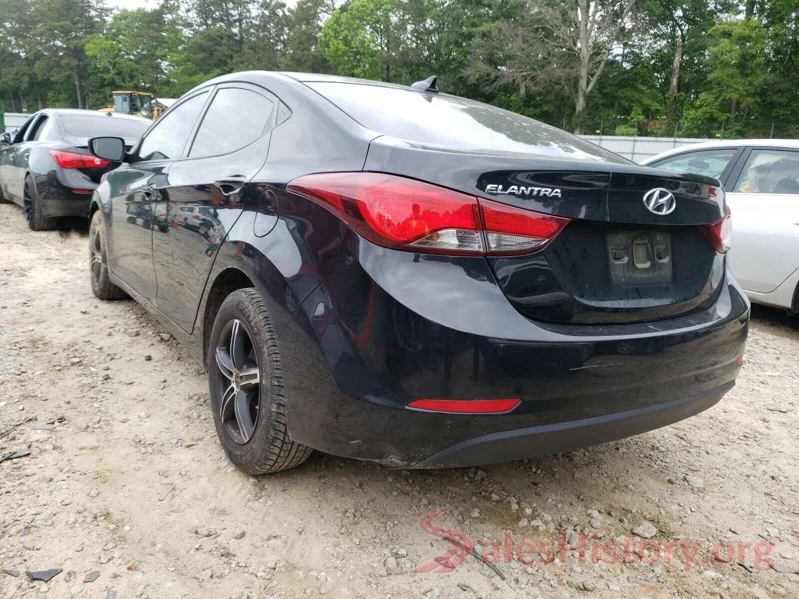 5NPDH4AE7GH766025 2016 HYUNDAI ELANTRA